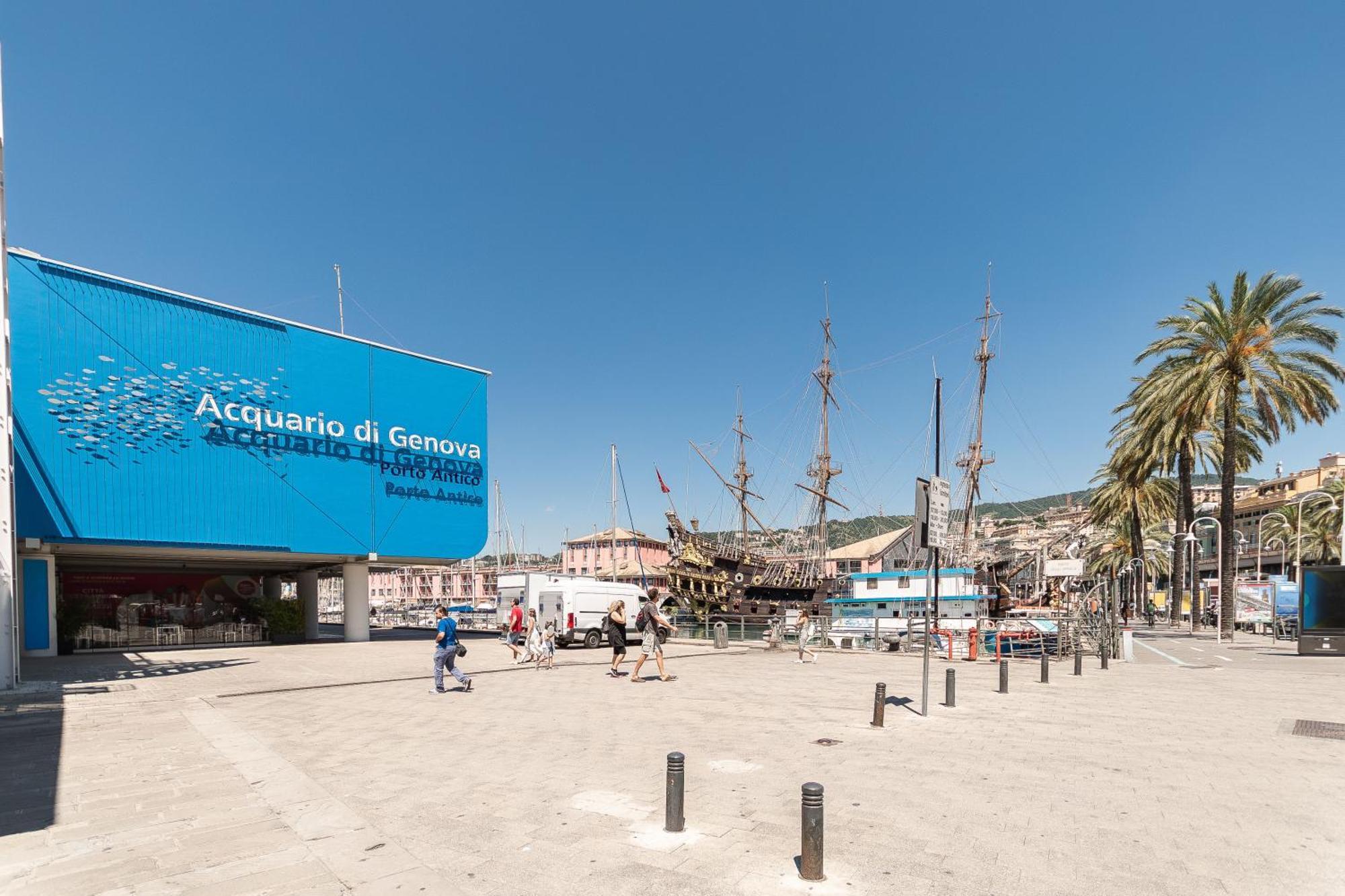 La Mansarda Del Principe, Vicoli, Acquario E Lanterna Apartman Genova Kültér fotó